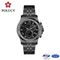 Polucy Chronograph Black Color Men Relojes Deportivos